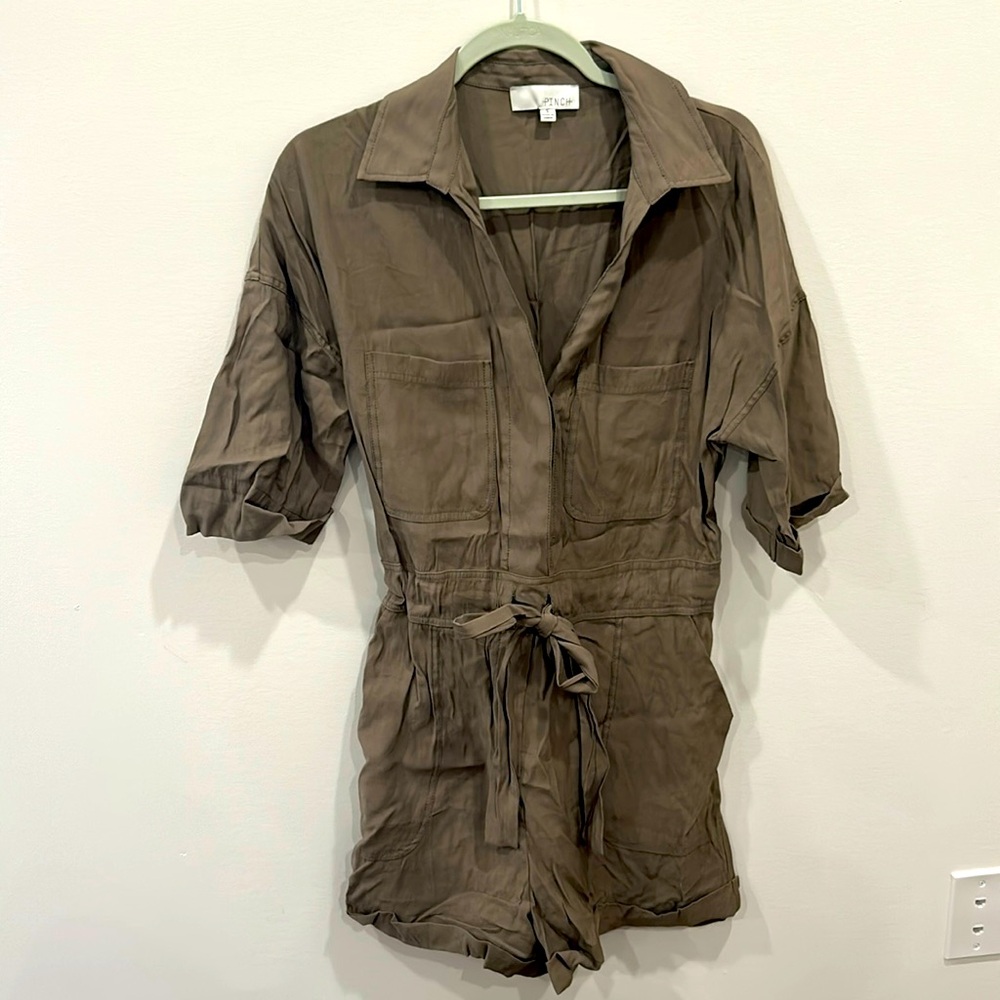 Boutique brand army green romper